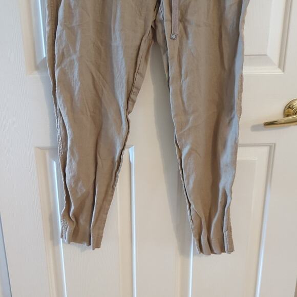 EUC Lauren Ralph Lauren Linen Joggers, 8 - Picture 3 of 6